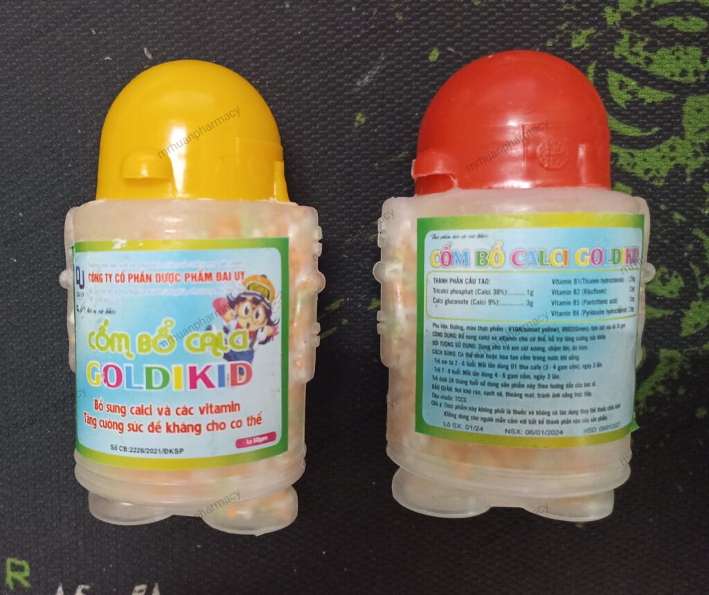 Cốm bổ Calci Goldikid Đại Uy 50g – Bổ sung Canxi và các vitamin, tăng ...