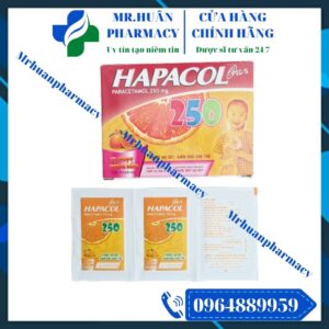 Hapacol 250, Hapacol, Paracetamol, Giảm đau, Hạ sốt