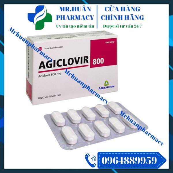 Agiclovir 800, Agiclovir, Acyclovir, Herpes, Zona