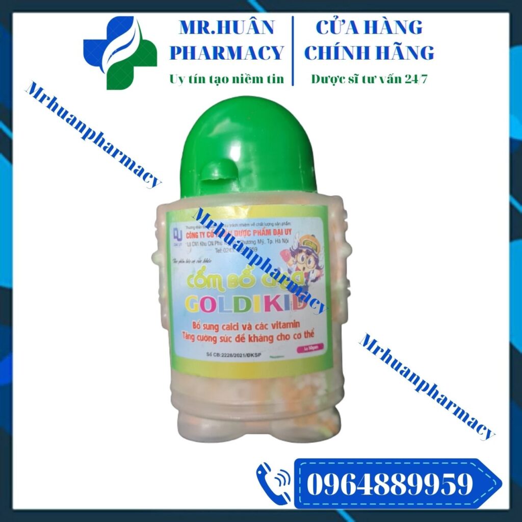 Cốm bổ Calci Goldikid Đại Uy 50g – Bổ sung Canxi và các vitamin, tăng ...