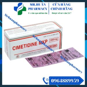 Cimetidine MKP 200mg, Cimetidine, Loét dạ dày