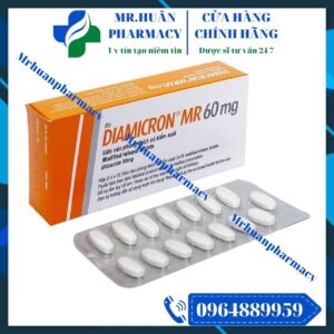 Diamicron MR 60mg, Diamicron MR, Diamicron, Gliclazide, Tiểu đường, Đái tháo đường