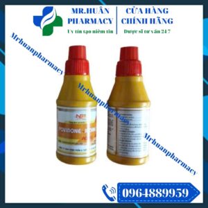Povidone Iodine, Povidone Iodine 20ml, Povidone Iodine 10%, Cồn vàng, Dung dịch sát khuẩn, Sát khuẩn vết thương