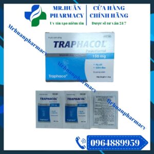 Traphacol 150, Traphacol, Paracetamol, Giảm đau, Hạ sốt