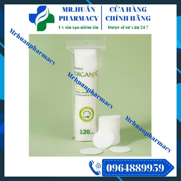 Bông Tẩy Trang Emalia Organyc, Emalia, Bông tẩy trang