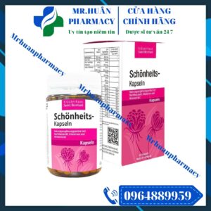 Schonheits Kapseln, Tinh dầu hoa anh thảo, Dầu hoa anh thảo, Nội tiết tố nữ, Bốc hoả, Đổ mồ hôi