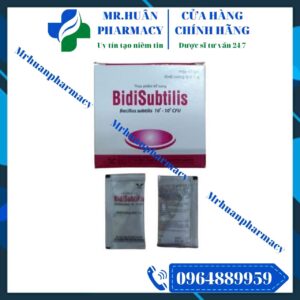 Men vi sinh, BidiSubtilis, Táo bón, Tiêu chảy, Bổ sung lợi khuẩn, Rối loạn tiêu hoá