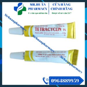 Tetracyclin 1%, Mỡ tra mắt, Đau mắt hột, Nhiễm khuẩn mắt, Viêm kết mạc