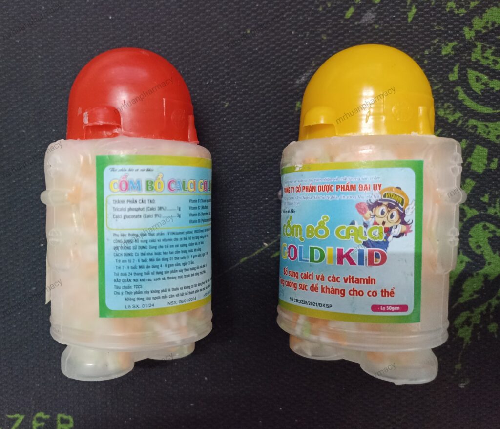 Cốm bổ Calci Goldikid Đại Uy 50g – Bổ sung Canxi và các vitamin, tăng ...