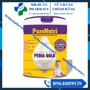 PureNutri Pedia Gold, Sữa bột, Sữa Y tế, Chán ăn, Còi xương, Suy dinh dưỡng