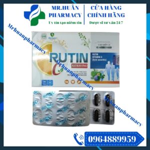 Rutin C Astravino, Runtin C, Nhiệt miệng, Chảy máu chân răng, Suy giãn tĩnh mạch