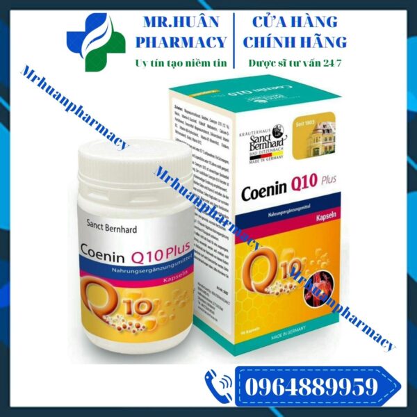 Coenin Q10 Plus Kapseln, Coenin Q10 Plus, Coenzyme Q10 Coq10, Tim mạch