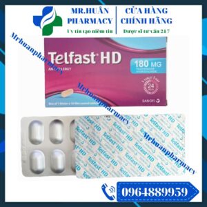 Telfast Hd 180Mg, Telfast, Fexofenadine, Dị ứng, Cảm cúm