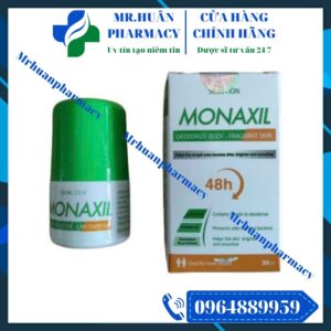 Axila, Lăn khử mùi, Khử mùi hôi nách, Khử mùi hôi chân, Monaxil