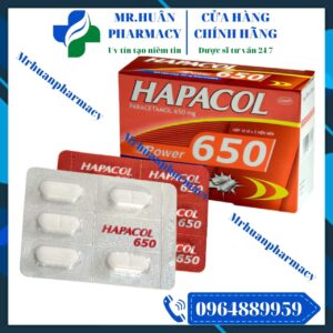 Hapacol 650, Hapacol, Panadol, Paracetamol, Sốt, Đau đầu