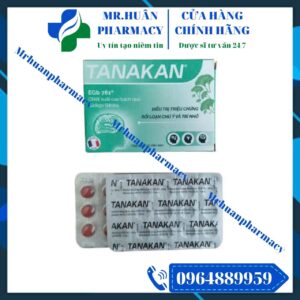Tanakan, Ginkgo Biloba, Chóng mặt, Đau đầu, Ù tai, Suy giảm trí nhớ