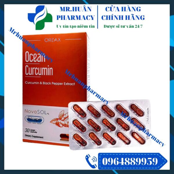 Ocean Curcumin, Nano Curcumin, Curcumin Phytosom, Đau dạ dày, Điều trị dạ dày