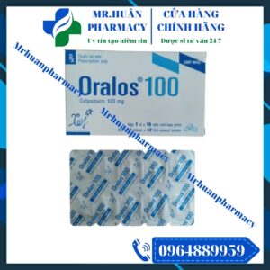 Oralos 100, Oralos, Cefpodoxim 100mg, Cefpodoxim, Cephalosporin, Kháng sinh