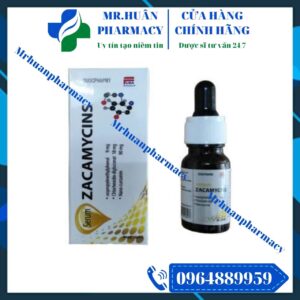 Zacamycin, Vết thương hở, Lở loét, Mụn nhọt, Mụn trứng cá, Zacamycins