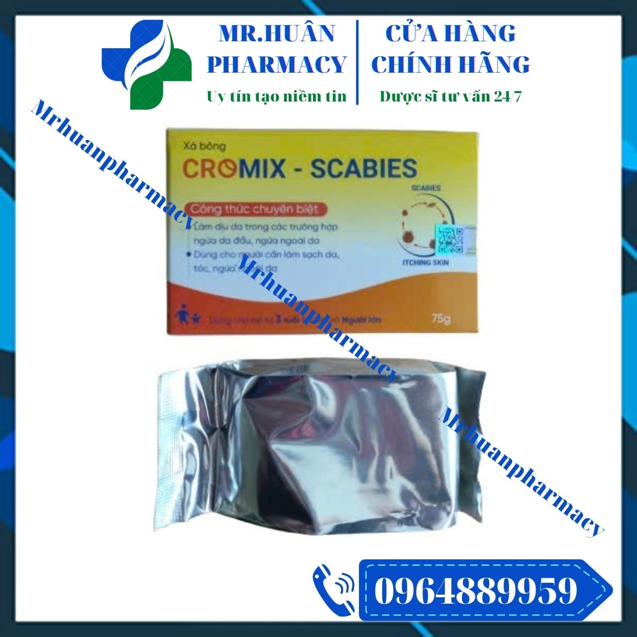 Xà bông tắm gội, Cromix Scabies, Ghẻ, Chấy, Bọ Chét, Rận mu Xà bông tắm gội, Cromix Scabies, Ghẻ, Chấy, Bọ Chét, Rận mu