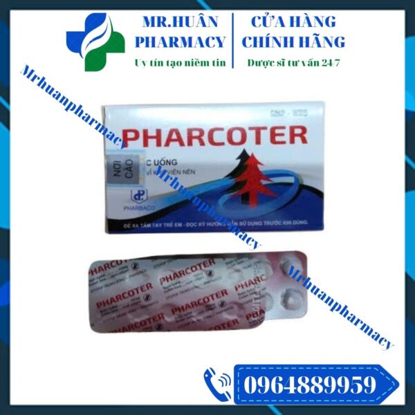 Pharcoter, Terpin Codein, Ho khan, Ho có đờm, Ho đêm