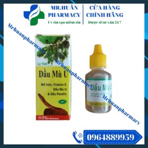 Dầu Mù U Quang Minh, Dầu Mù U, Làm mềm và mượt da, Mờ vết sẹo, Bỏng nhẹ, Vết thương hở
