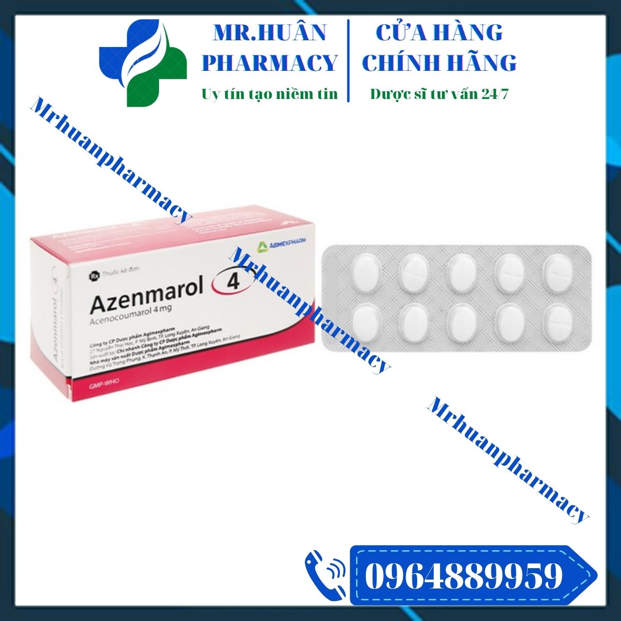 Azenmarol 4, Azenmarol, Acenocoumarol, Acenocoumarol 4mg, Nhồi máu cơ tim, Bệnh huyết khối Azenmarol 4, Azenmarol, Acenocoumarol, Acenocoumarol 4mg, Nhồi máu cơ tim, Bệnh huyết khối
