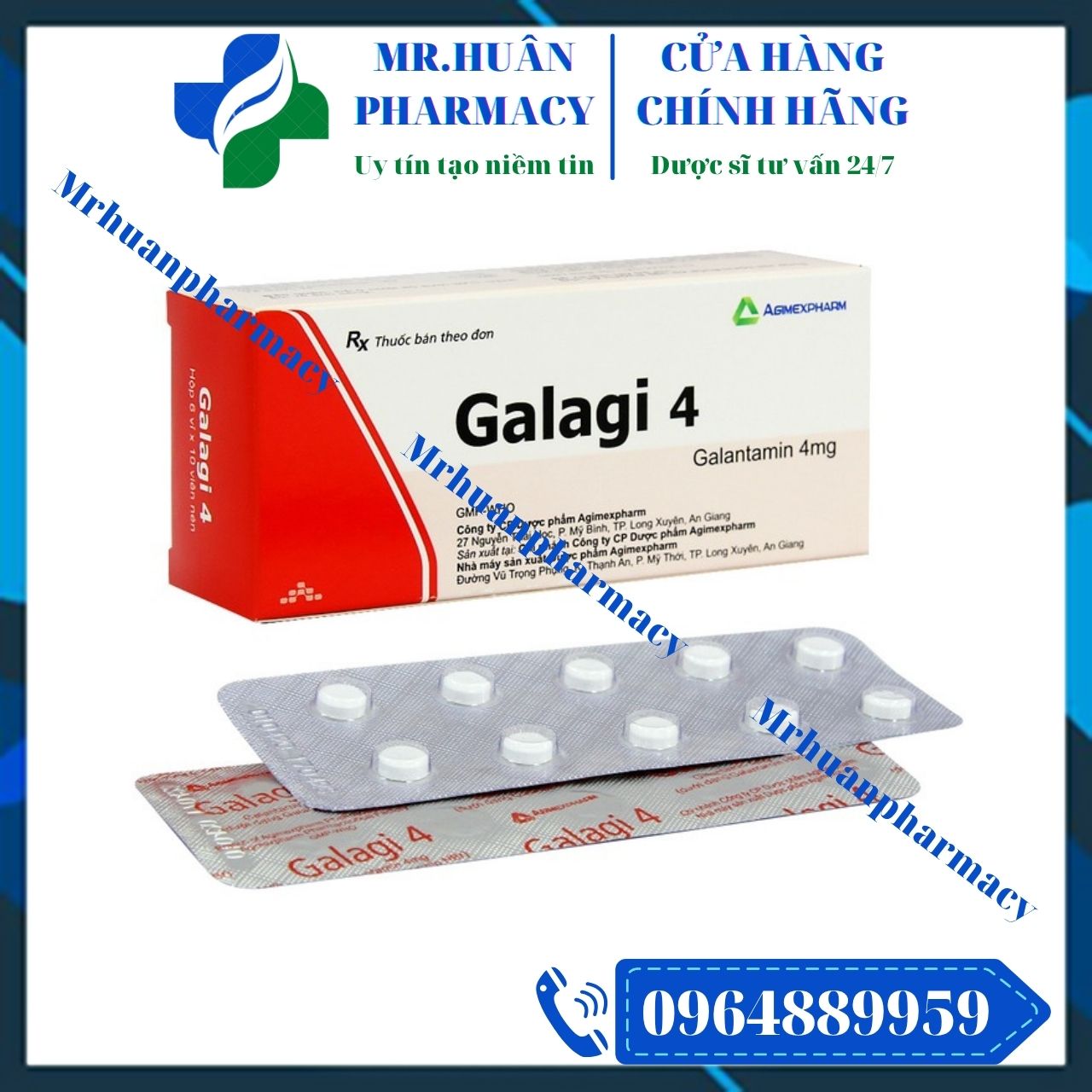 Galagi 4, Galagi, Galantamin, Galantamin 4mg, Sa sút trí tuệ, Alzheimer) Galagi 4, Galagi, Galantamin, Galantamin 4mg, Sa sút trí tuệ, Alzheimer