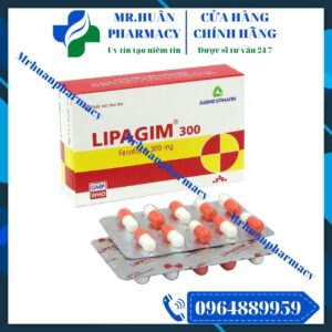 Lipagim 300, Lipagim, Fenofibrat, Fenofibrat 300mg, Rối loạn mỡ máu, Mỡ máu cao