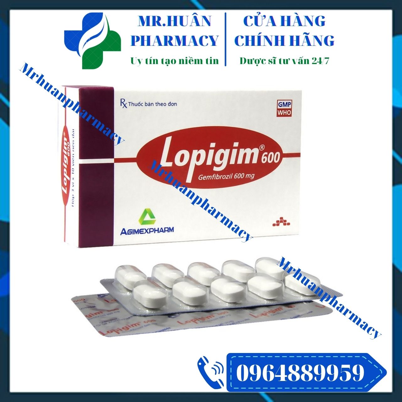 Lopigim 600, Lopigim, Gemfibrozil, Gemfibrozil 600mg, Mỡ máu cao, Rối loạn mỡ máu Lopigim 600, Lopigim, Gemfibrozil, Gemfibrozil 600mg, Mỡ máu cao, Rối loạn mỡ máu