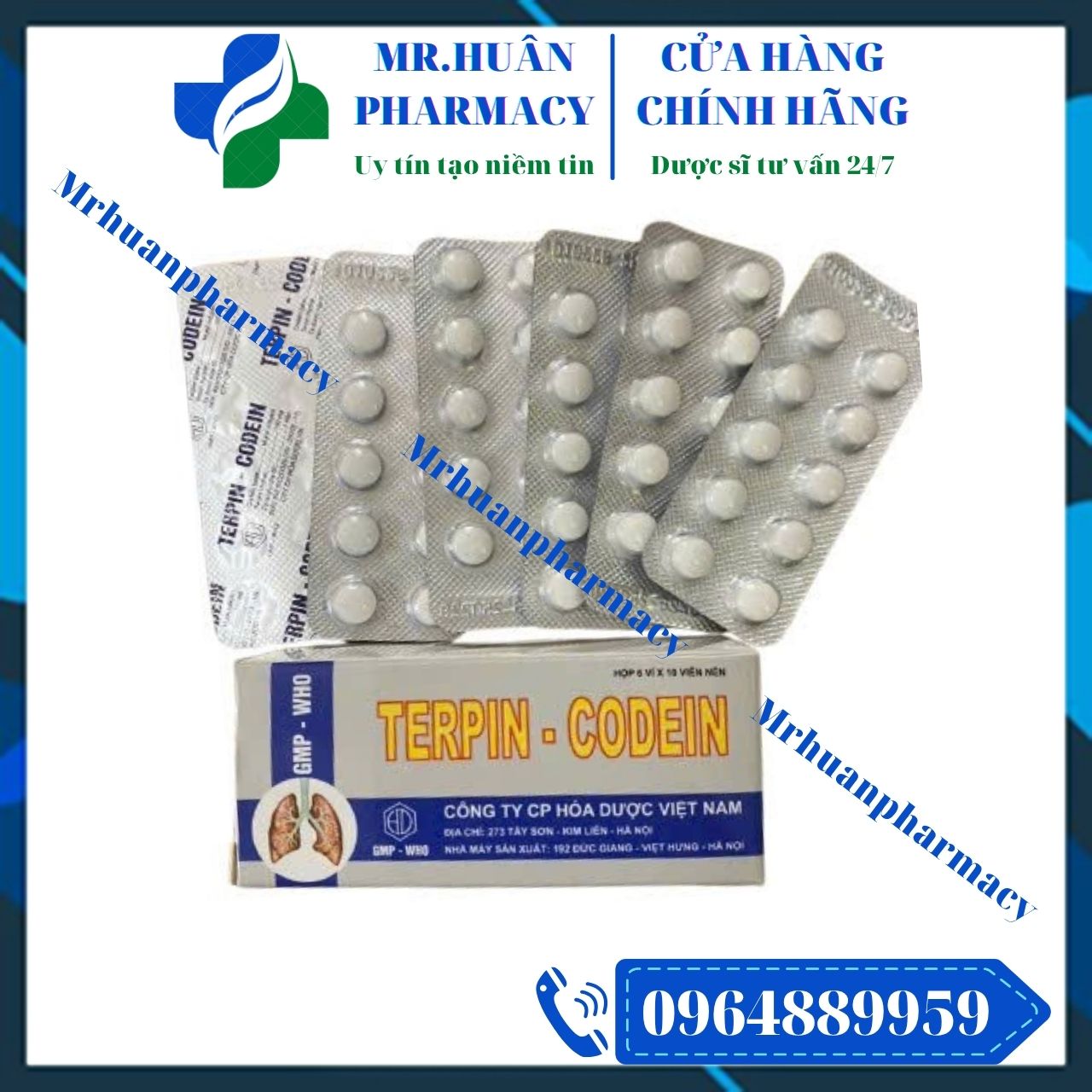 Terpin Codein, Codein 10mg, Ho về đêm, Ho khan, Ho kéo dài Terpin Codein, Codein 10mg, Ho về đêm, Ho khan, Ho kéo dài