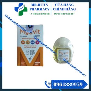 Myovit Light, Myovit, Mắt nhìn mờ, Mỏi mắt, Dung dịch nhỏ mắt, Khô mắt