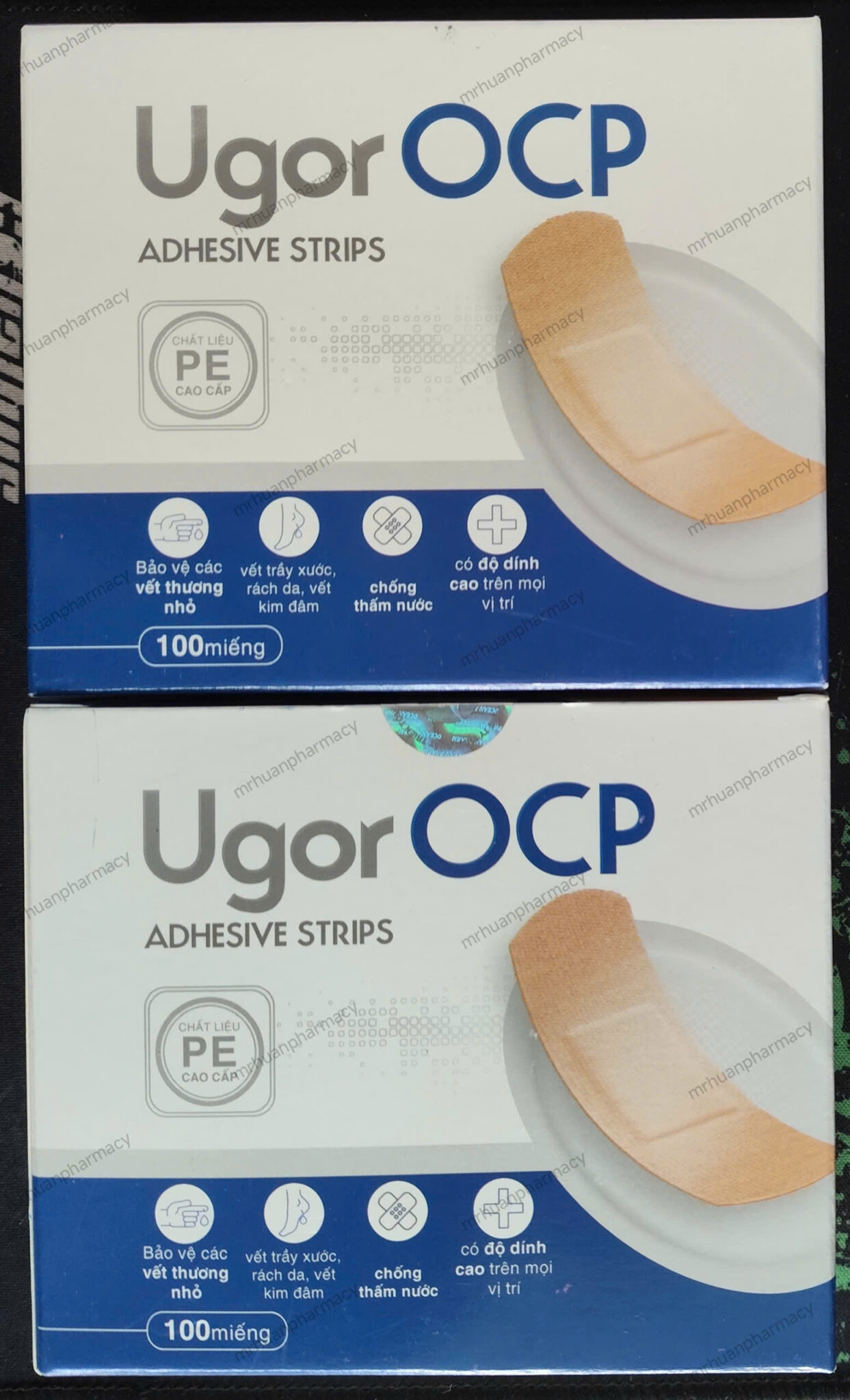 Ugor Sw Băng cá nhân vải Ugor OCP (Hộp 100 miếng) – Giúp bảo vệ các vết thương ...