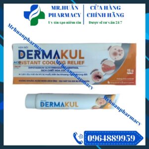 Dermakul, Muỗi đốt, Kiến ba khoang cắn, Côn trùng cắn, Ngứa, Dưỡng ẩm