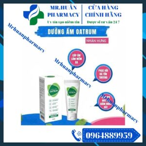 Dưỡng ẩm Oatrum, Oatrum, Rôm sảy, Mẩn ngứa, Hăm da, Làm mềm da