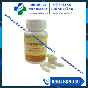 Dogtapine 50mg, Sulpiride 50mg, Sulpiride, Tâm thần phân liệt, Rối loạn lo âu