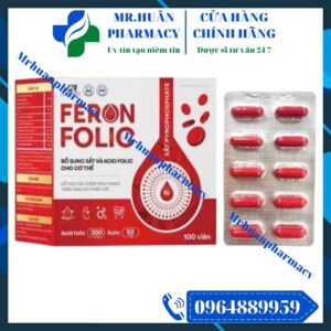 Feron Folic, Sắt hữu cơ, Thiếu máu, Thiếu sắt, Sắt cho phụ nữ có thai, Sắt cho phụ nữ cho con bú
