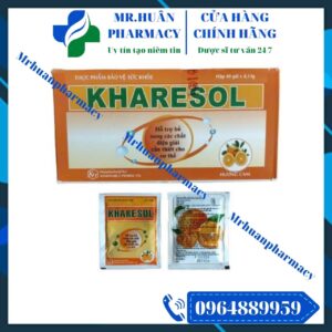 Oresol Cam, Kharesol, Oresol, Bù điện giải, Bù muối khoáng, Bù nước