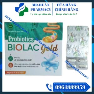 Probiotics Biolac Gold, Probiotics, Men vi sinh, Bổ sung lợi khuẩn, Rối loạn tiêu hoá, Biolac