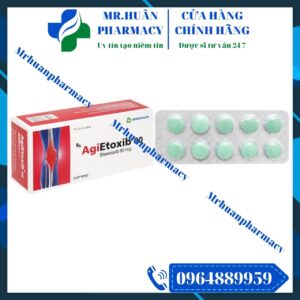 AgiEtoxib 90, AgiEtoxib, Etoricoxib, Etoricoxib 90mg, Viêm đa khớp dạng thấp, Viêm cột sống dính khớp
