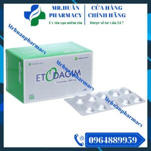 Etodagim 200mg, Viêm xương khớp, Cơn Gout cấp, Etodolac, Etodagim, Etodolac 200mg