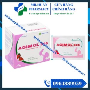Agimol 325, Agimol, Paracetamol, Paracetamol 325mg, Hạ sốt, Giảm đau