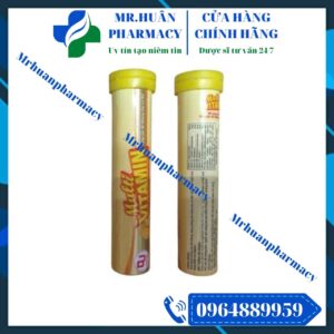 C sủi, Viên sủi tăng lực Multivitamin Đại Uy, Sủi tăng lực, Sủi Multivitamin, Tăng cường sức đề kháng, Giảm mệt mỏi