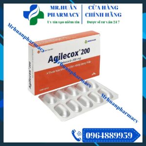 Thoái hoá khớp, Viêm khớp dạng thấp, Agilecox, Agilecox 200, Celecoxib, Celecoxib 200mg