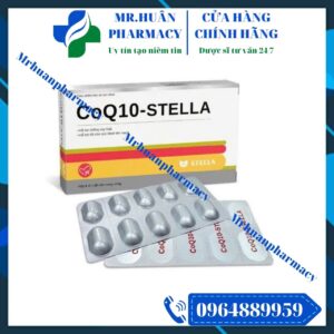 Coenzyme Q10, CoQ10 Stella, Rối loạn nhịp tim, Hụt hơi, Đánh trống ngực, Thở dốc