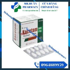 Kacetam 800mg, Kacetam, Piracetam, Piracetam 800mg, Chóng mặt, Suy giảm trí nhớ