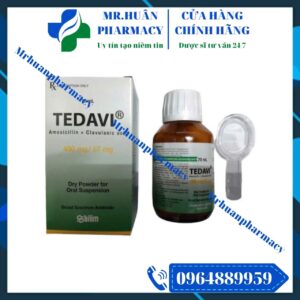 Tedavi 400mg/57mg, Tedavi, Viêm xoang, Viêm tai giữa, Viêm amidan, Viêm phế quản