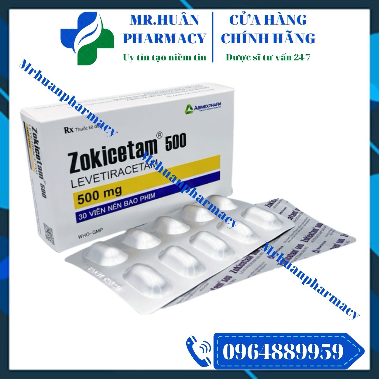 Zokicetam 500, Zokicetam, Levetiracetam, Levetiracetam 500mg, Động kinh, Co giật Zokicetam 500, Zokicetam, Levetiracetam, Levetiracetam 500mg, Động kinh, Co giật