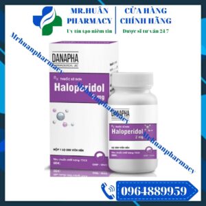 Haloperidol 2mg Danapha, Haloperidol 2mg, Haloperidol, Rối loạn tâm thần, Lo âu