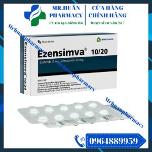 Mỡ máu cao, Cholesterol máu cao, Ezensimva 10/20, Ezensimva, Xơ vữa động mạch